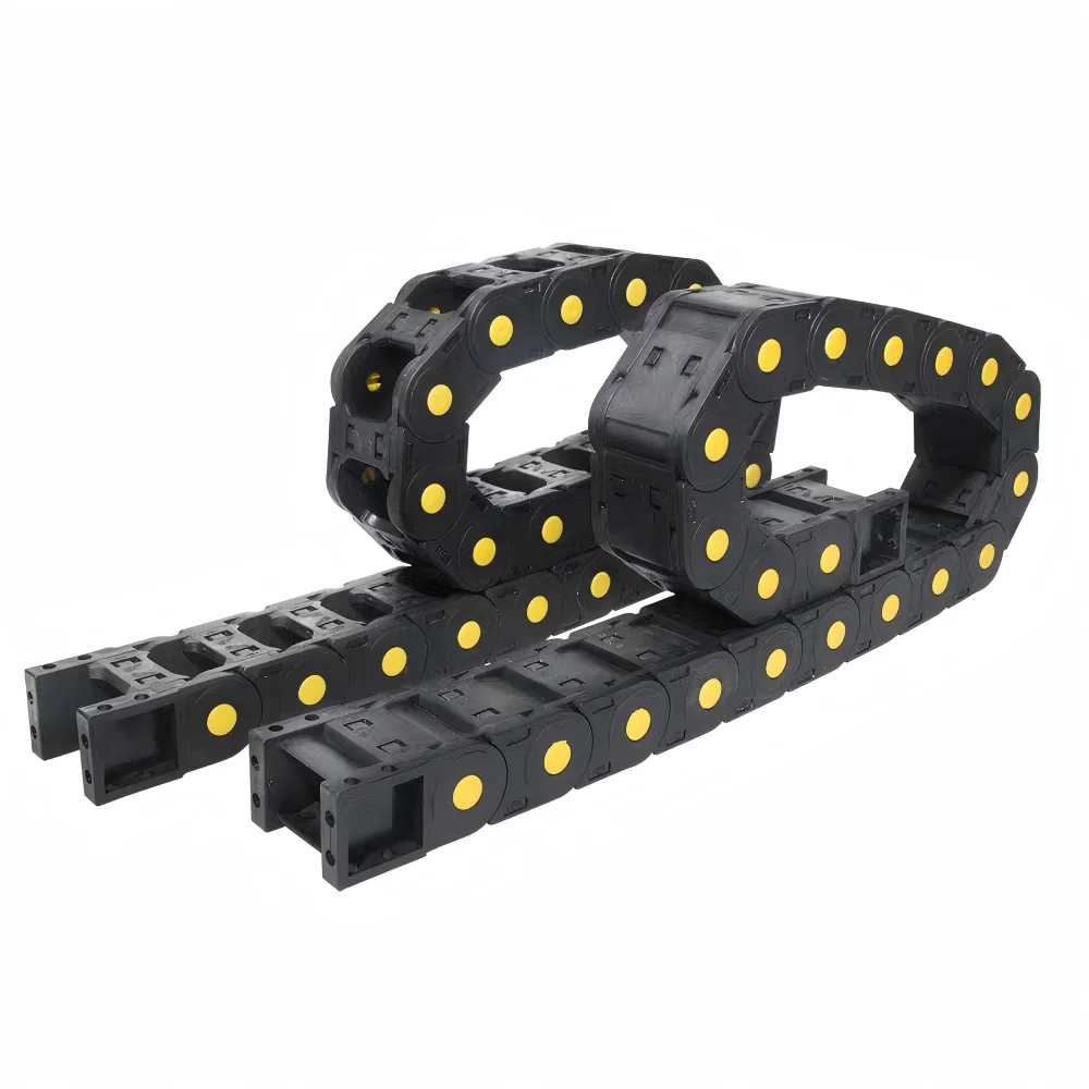 

1 meter 55*60/55*75/55*90 Towline Enhanced Full-Closed Drag Chain with End Connectors for CNC Router Machine Tools