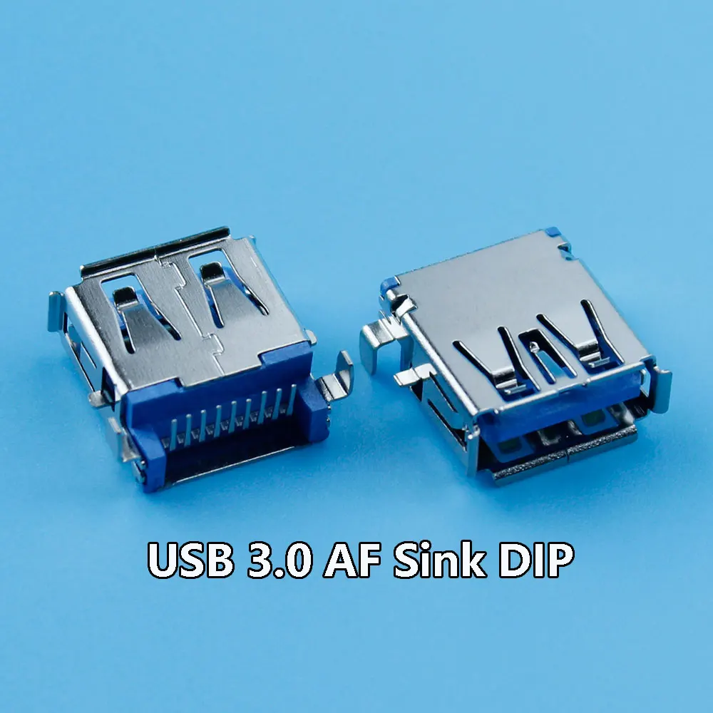 10Pcs USB 3.0 Sockect USB 9 Pin Jack female Port Connector AF Sink DIP for SONY Toshiba Samsung DELL motherboard