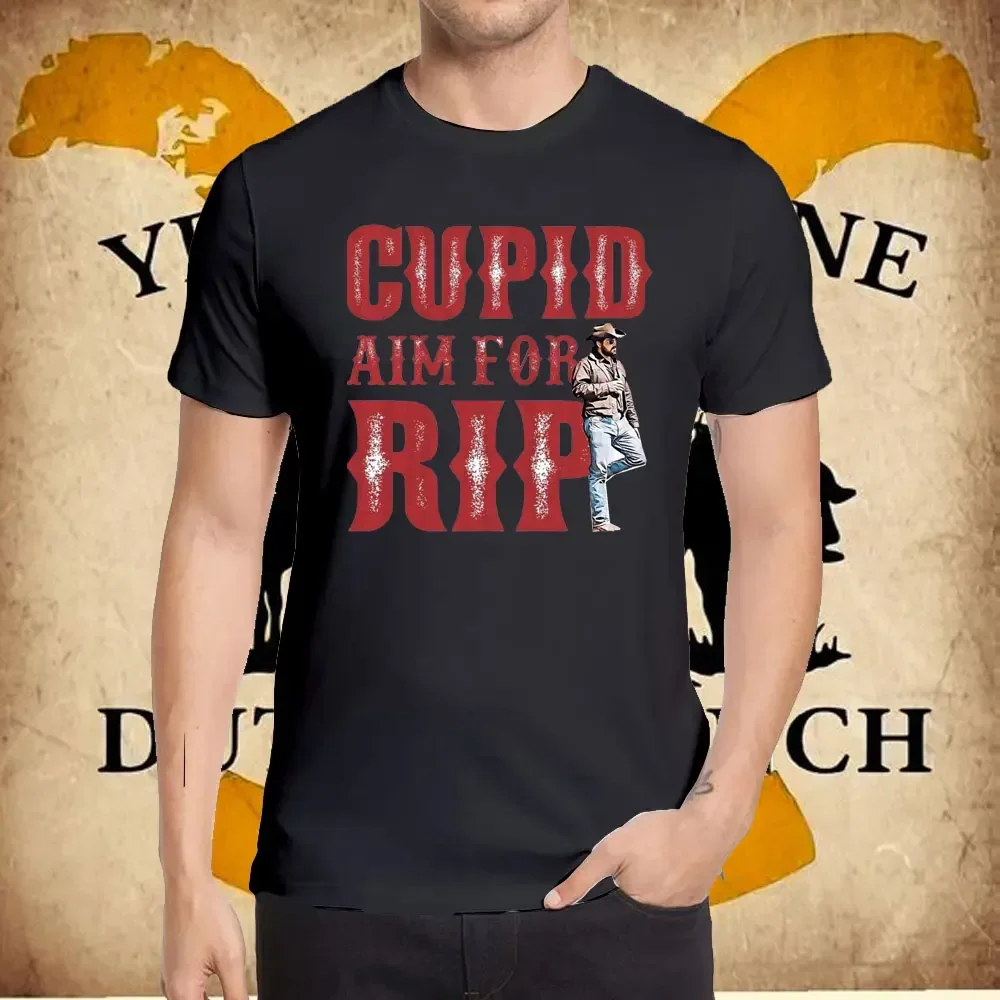 تحتاج إلى محطة قطار ركوب مزق ويلر تي شيرت رجالي يلوستون تلفزيوني قميص بيث داتون مزرعة تي شيرت خمر مزق القطن المحملة #5