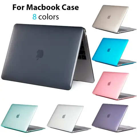 노트북 맥북 케이스, 맥북 프로 14 M3 M2 M1 칩 프로 16 Funda Air 13 13.6 15 용, 먼지 방지 컴퓨터 케이스 액세서리