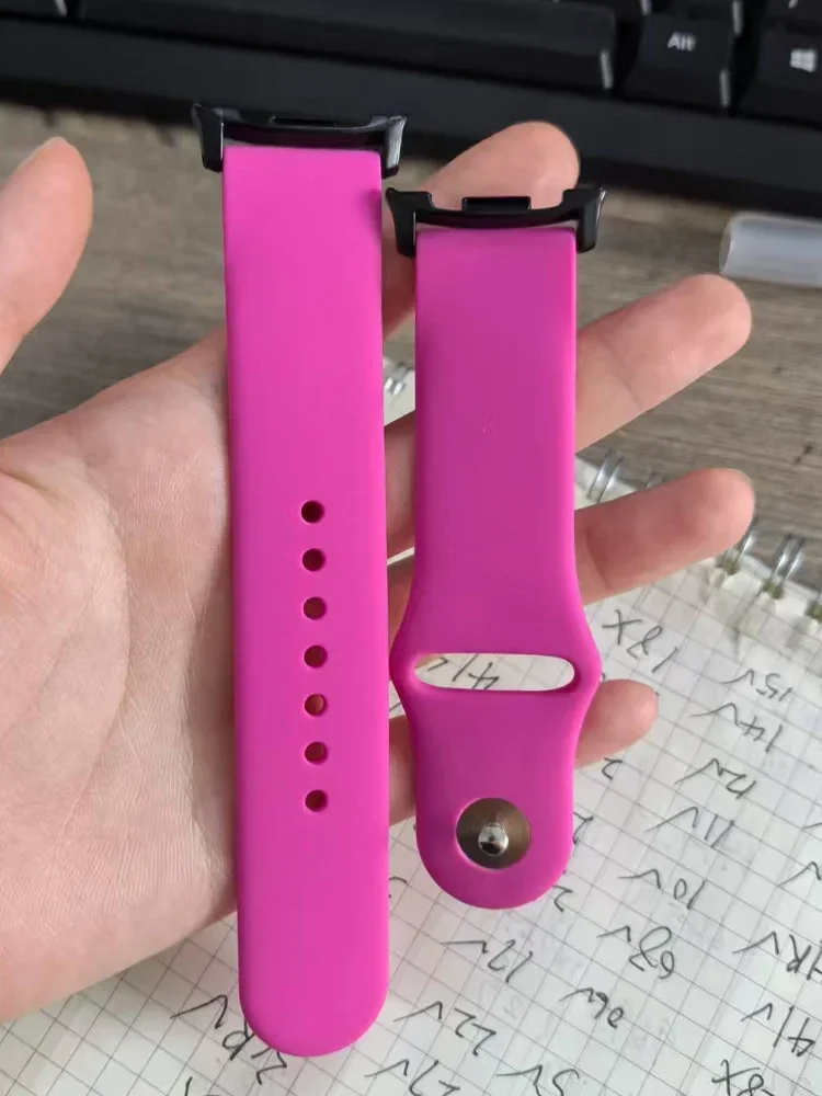 حزام ساعة من السيليكون المحيطي لساعة سامسونج جالاكسي 8 الذكية سوار رياضي سامسونج جالاكسي Watch8 الملحقات الكلاسيكية