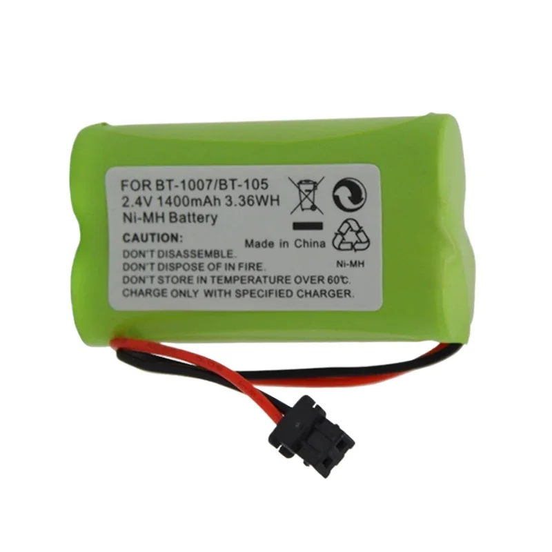 2.4V 1400mAh NI-MH Cordless Phone Battery For Uniden BT-1007 BT1015 BT1007 DCX150 BT904 EXP370 CPH479B B730 Rechargeable Battery
