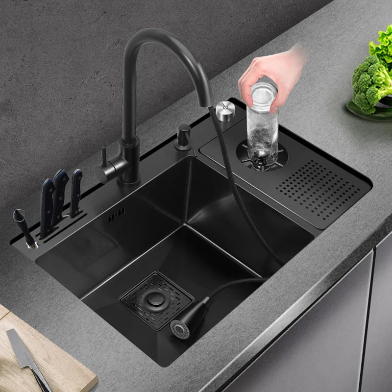 

Kitchen Sink Application Water Tap Faucet 304 SUS Stainless Steel Accessories Single Bowl Basin