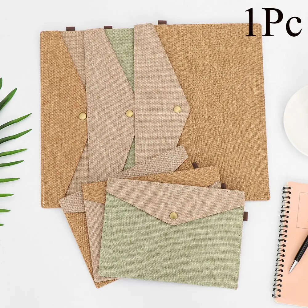 

Office Supply Simple Portable Organizer File Folder Canvas Felt File Briefcase Document Bag Paper Holder