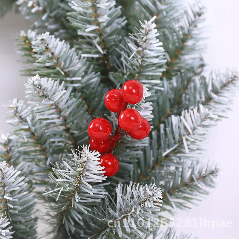 

Rattan Christmas Garland Modern Minimalist Plastic Window Scene Decoration Door Hanging Circle Arrangement Festive Home Decor