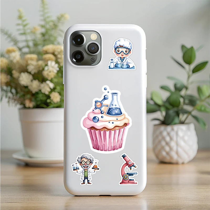 50 قطعة عالم الكرتون مختبر الكتابة على الجدران ملصقات DIY بها بنفسك الديكور حقيبة خوذة الغيتار المحمول سكيت ملصق مائي لعبة طفل هدية