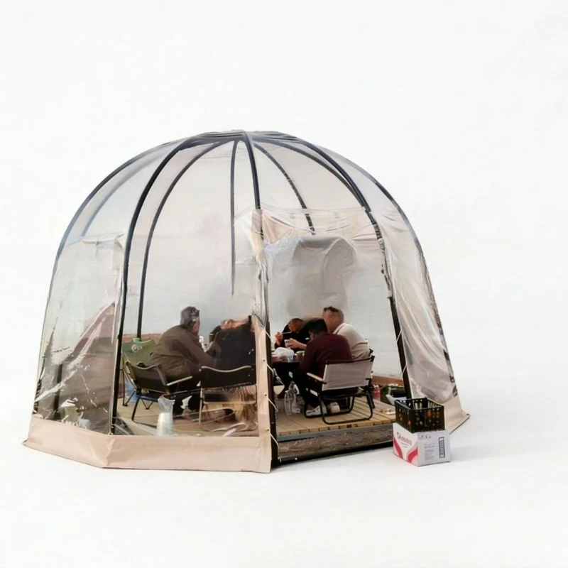 Transparent spherical bubble house windproof and rainproof high-end restaurant camp