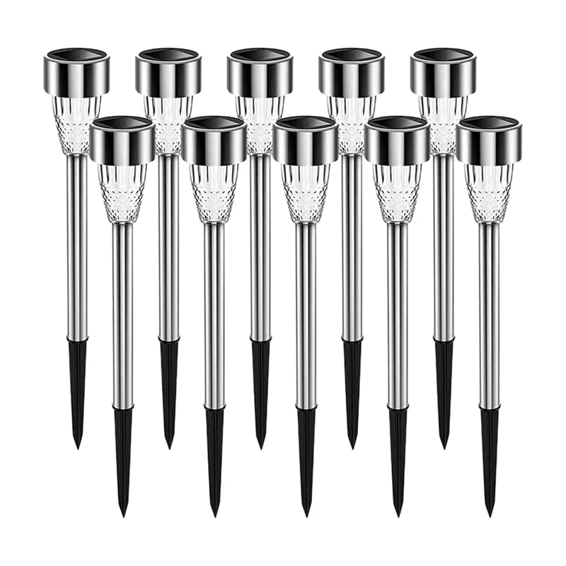 TKOH-10PCS Lampy solarne Zewnętrzne wodoodporne oświetlenie LED Zewnętrzne lampy zasilane energią słoneczną Słoneczne lampy ogrodowe