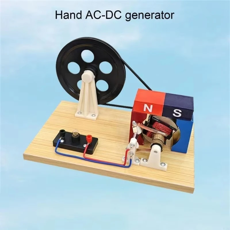 الفيزياء مولد مكرنك اليد أداة تدريس توليد الكهرباء نموذج 1 بيع