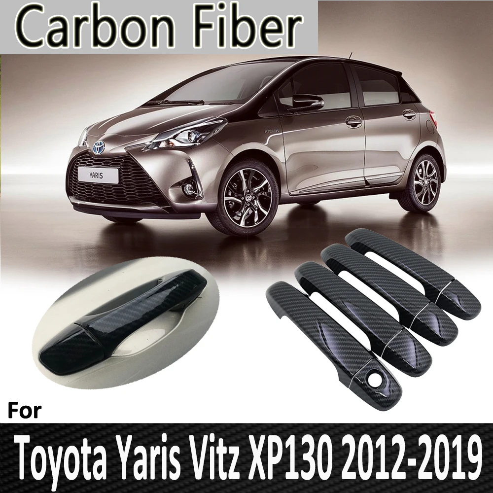 

Pop for Toyota Yaris XP130 Vitz 2012 2013 2014 2015 2016 2017 2018 2019 Door Handle Cover Sticker Car Accessories