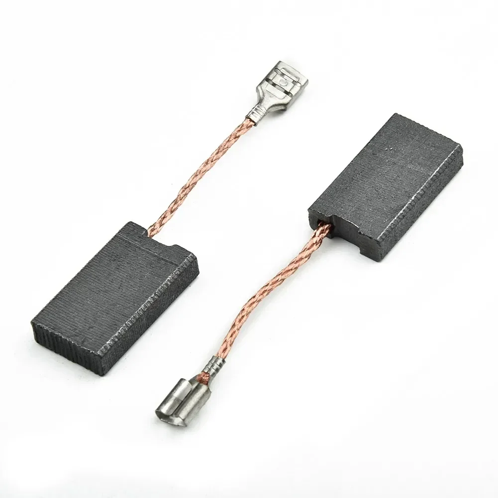 2x Szczotki węglowe 6.3x16x26mm Materiał węglowo-metalowy Anty-znoszeniowe Do Usuwania Pyłu Metalowego Konserwacja Narzędzia Ręczne