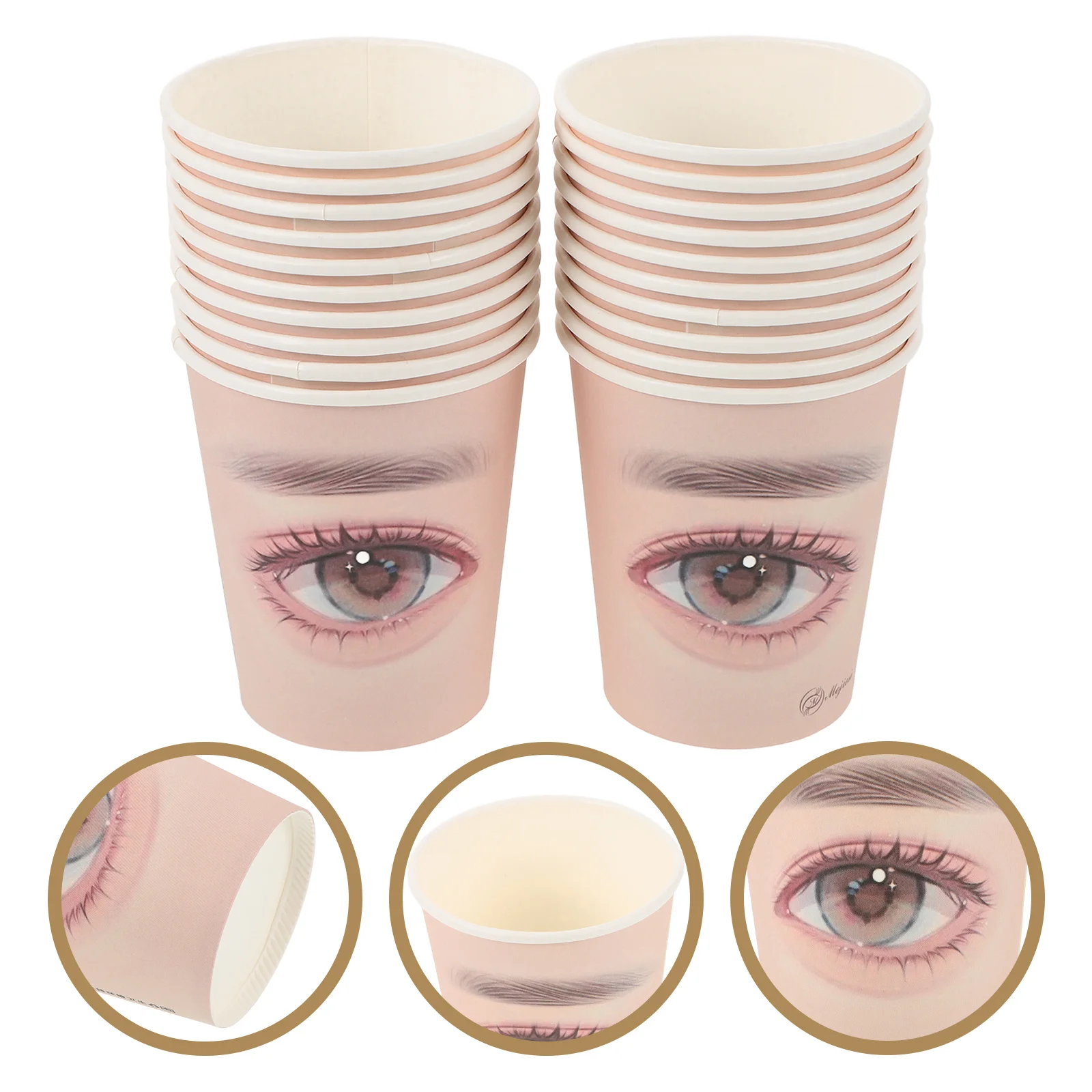 

20pcs Eyelash Lash Extension Training Kit Eye Mapping Tools Makeup Eyelash Mannequin Practice Supplies Lash Practice Cup