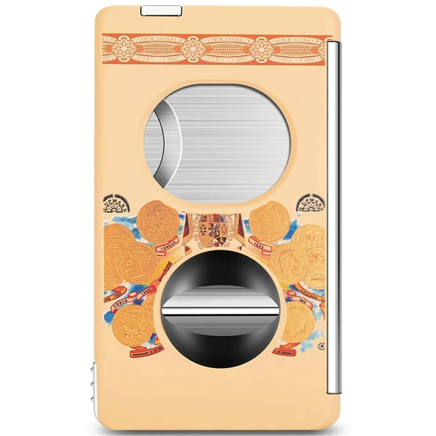 Многофункциональный резак для сигар 5-в-1 из нержавеющей стали с дрелью для сигар/держателем/иглой с плоским вырезом и V-образным вырезом в подарок отцу