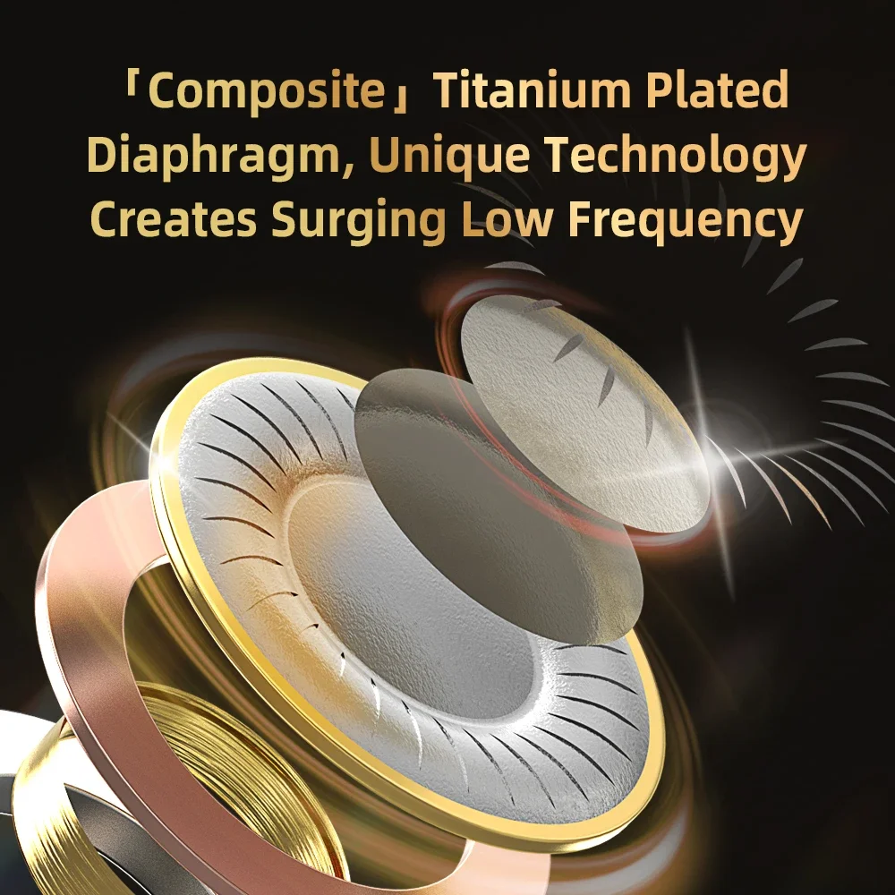 QKZ X HBB أفضل سماعات أذن سلكية HiFi داخل الأذن 10 مم غشاء مطلي بالتيتانيوم شبه مفتوح تجويف CNC سماعة رأس من سبائك الألومنيوم