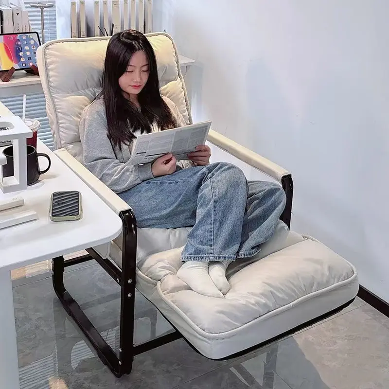 

Dormitory college student desk chair home comfort sedentary computer chair office lunch break reclining back lazy sofa