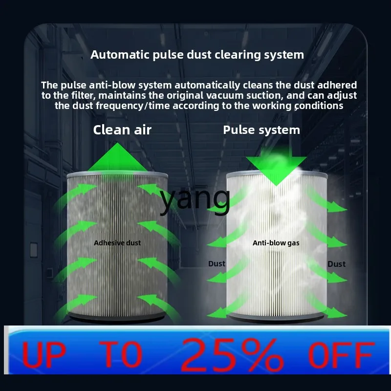 

LMM industrial vacuum cleaner reverse blowing ash 100 liters putty powder calcium toner