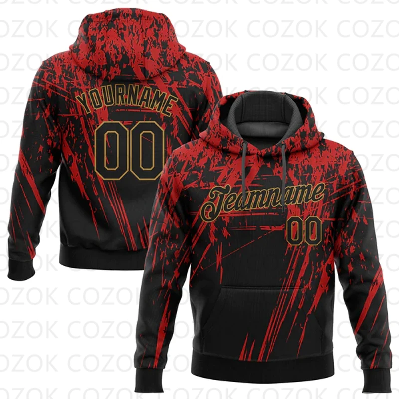 Customized Hoodie Splash-ink pattern Color Jersey 3D Printed  Unisex Pullovers Hoodie Casual Sweatshirts