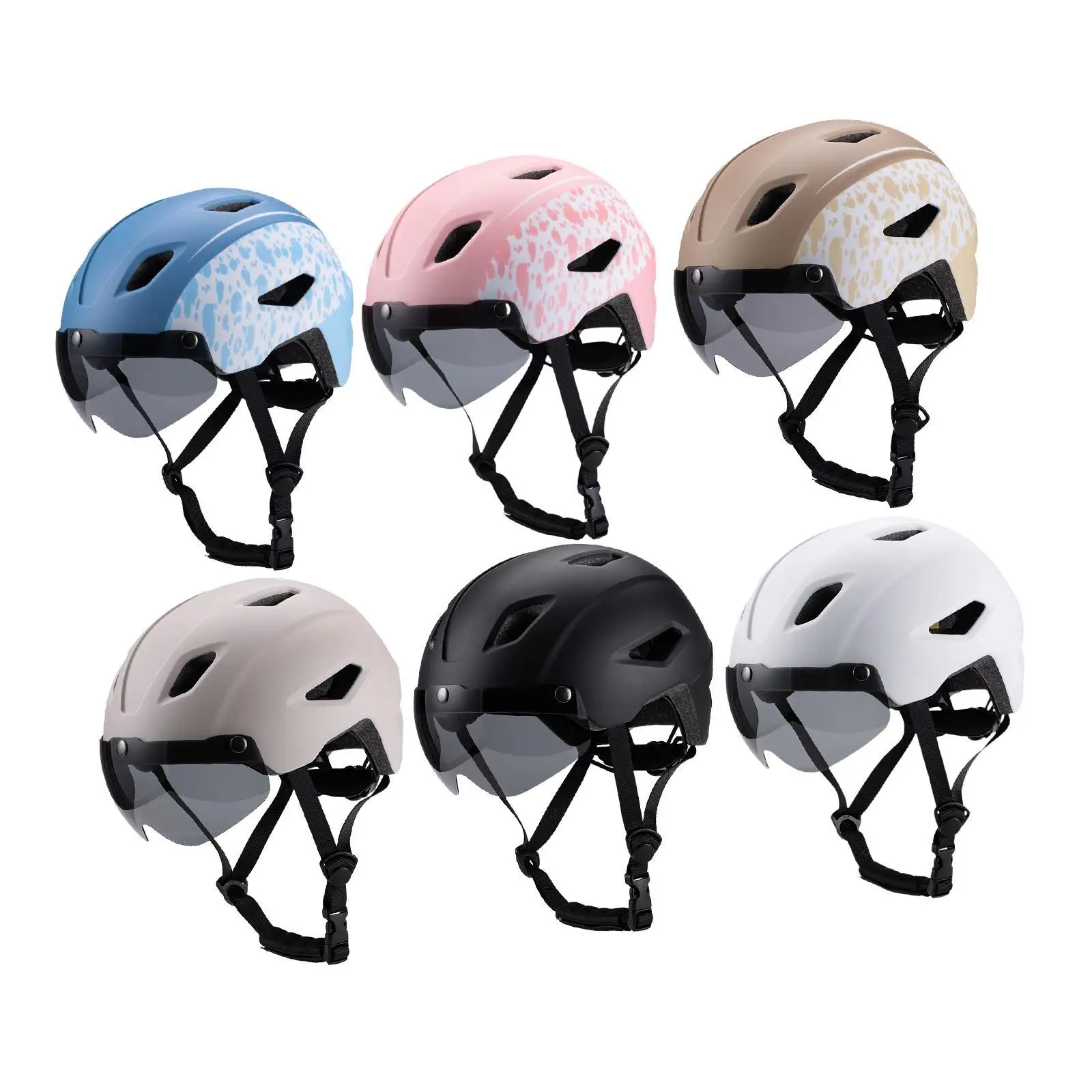 

Kids Bike Helmet for Kids Supplies Adjustable Detachable Padded Shock Absorbing Hat with Visor for Outdoor Activities Riding