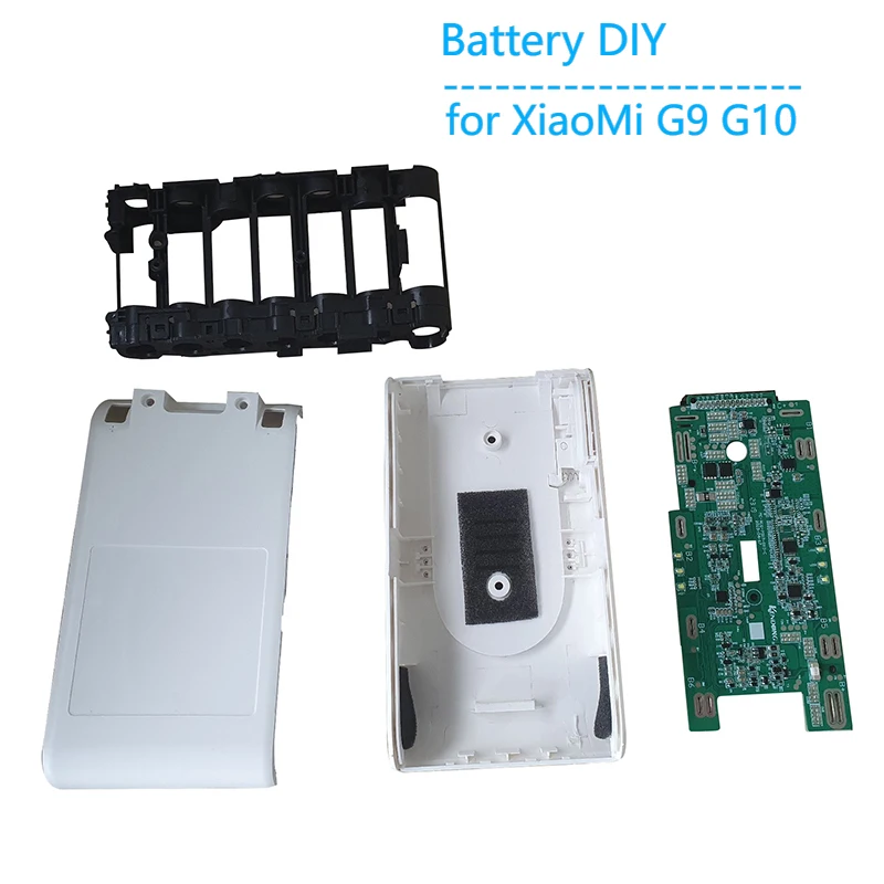 DIY New Battery BMS for Xiaomi Mijia G10 G9 Handheld Cordless Vacuum Cleaner Parts External Battery Motherboard Shell Cover Set