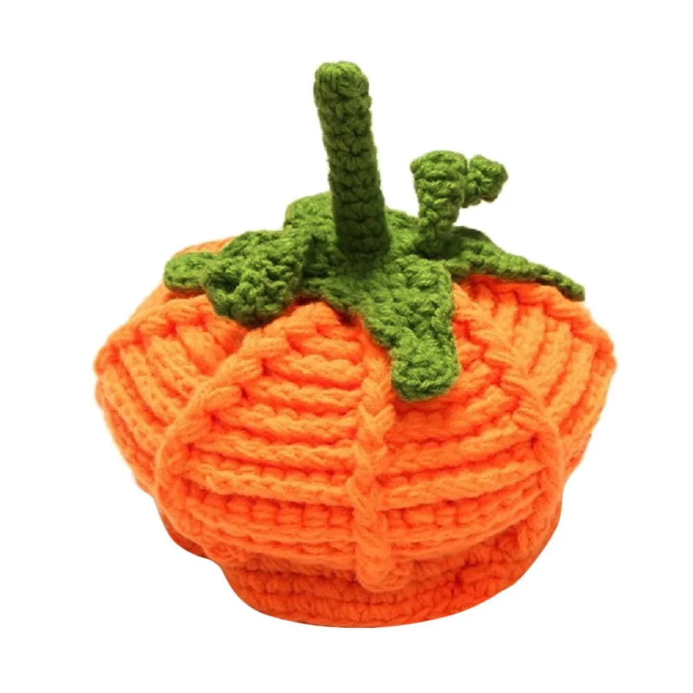 Newborn Photography Props Baby Hat Custume Outfit Photo Hat Pumpkin Hat Cute Props Halloween Knitted Baby Care Photo Accessories