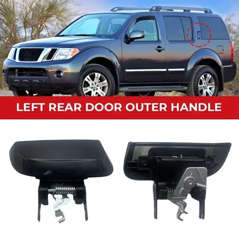 

Car Rear Left Right Door Outer Handle For Nissan Pathfinder R51 2005-2013 Exterior Accessories 82607-EA502/82606-EA502 Black