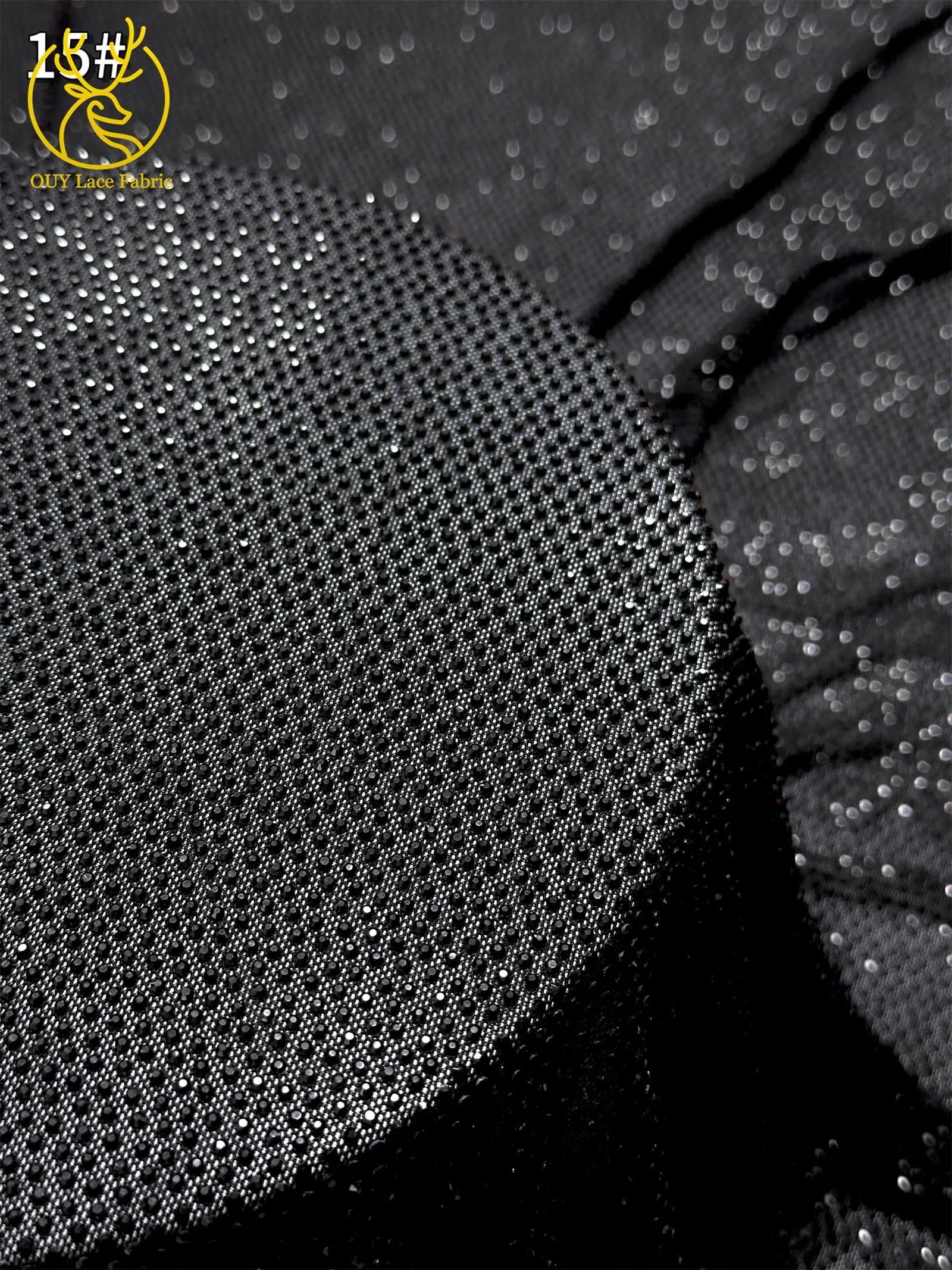 Luxuriöser Glas-Strass-Spitzenstoff im afrikanischen Stil, 2026 französischer und nigerianischer Stretch-Spitzenstoff, Party-Kleid, in 1 Yard genäht. – Detail 22