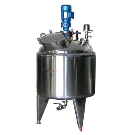 Enclosed cooking soy milk tank / Batching tank. /Stainless steel tank