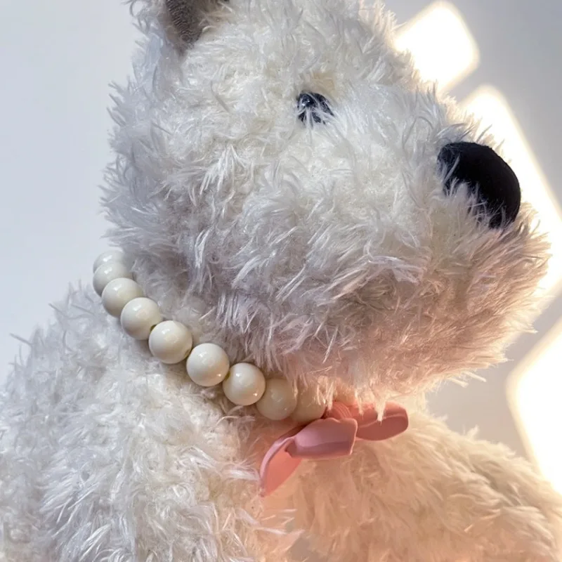 Fashion Pet Pink Bow Dog Collar Cat Necklace Jewelry Puppy Accessories Small Dog and Medium-sized Cute Dog Pet Products