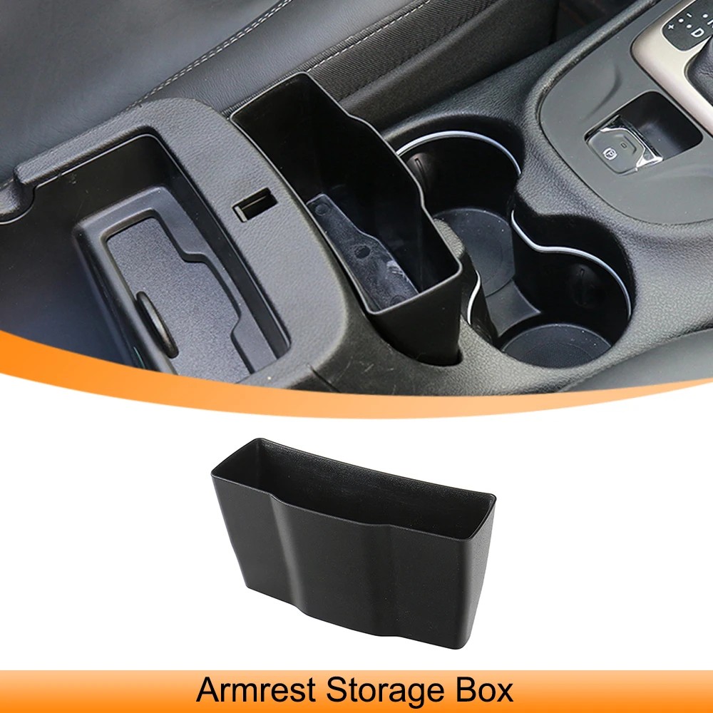 

Car Armrest Storage Box Organizer Pallet Tray Container for Jeep Cherokee 2014-2023 Stowing Tidying Auto Interior Accessories