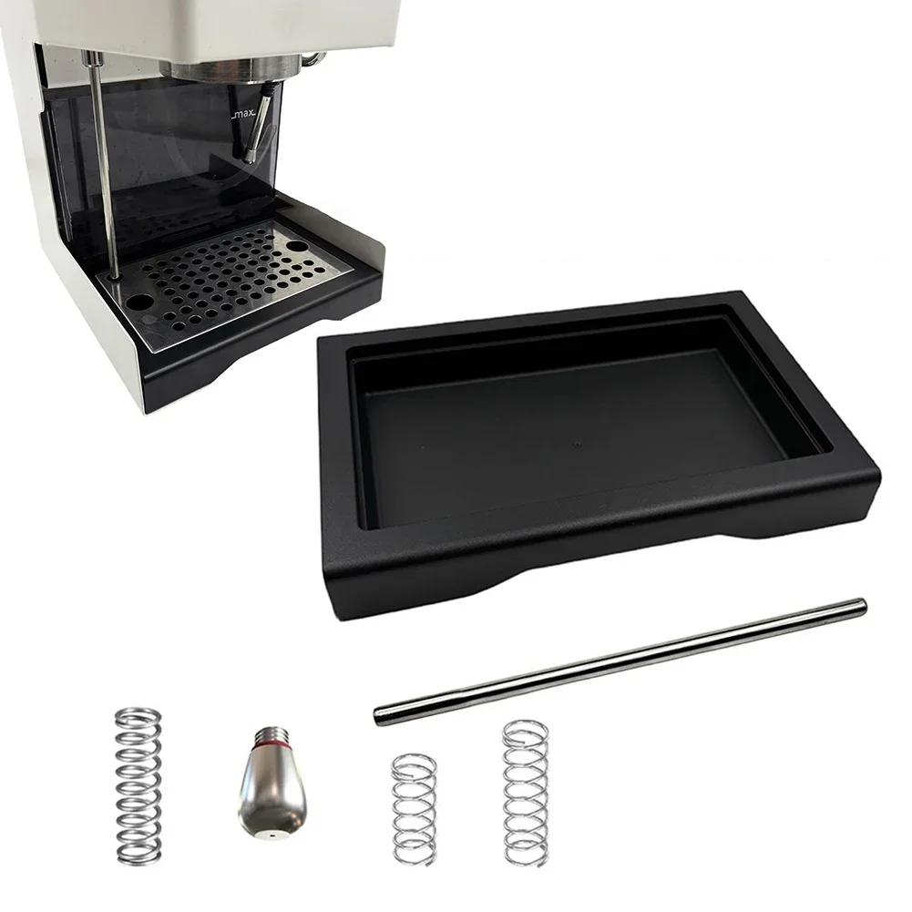 Bandeja de goteo baja para Gaggia Classic Pro, incluye 6 Bar, 9 Bar y 12 Bar OPV, Kit de modificación de bandeja de goteo delgada de perfil bajo para crear