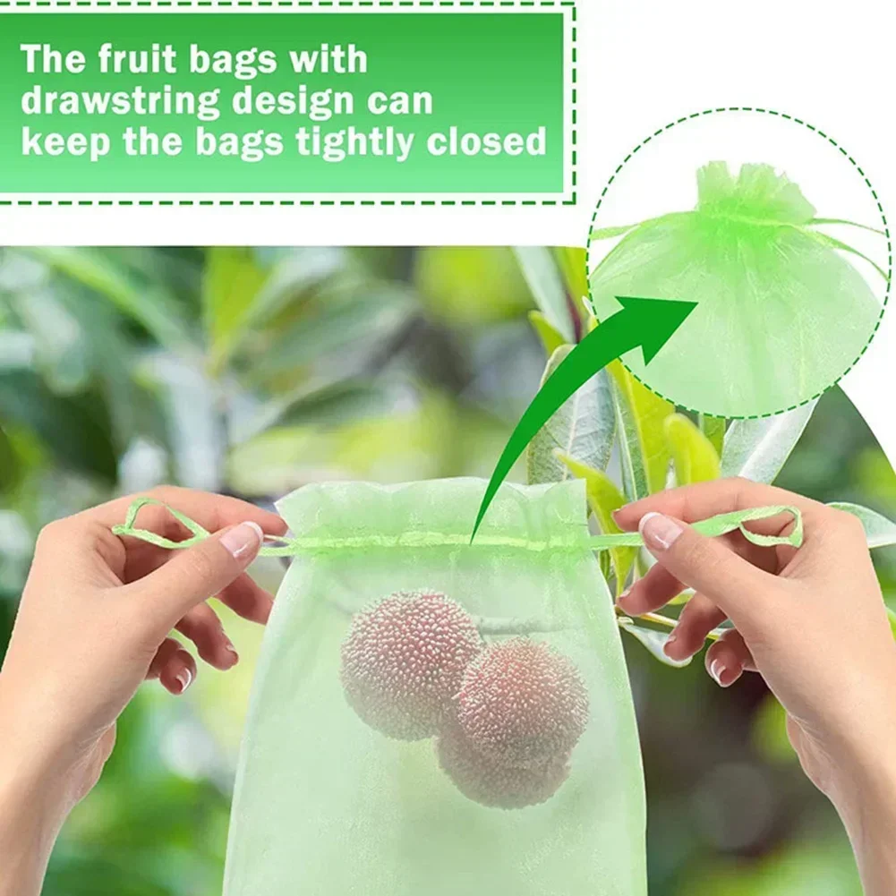 Protect Bags Mesh Bag Filter Bag Organza Corrosion-resistant Yard Breathable Lights Go Through Keep Out Insects