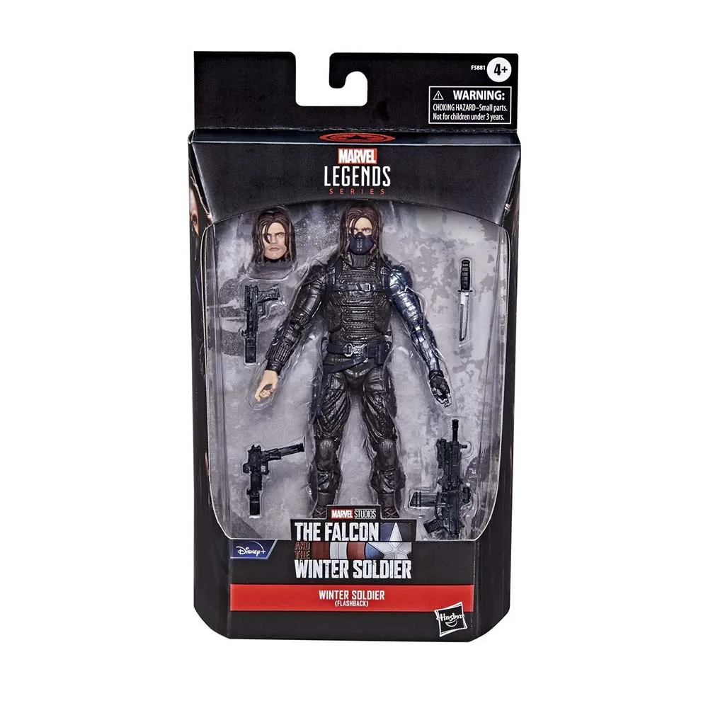 Original Hasbro Marvel Legends The Falcon And The Winter Soldier Flashback Bucky Barnes  Action Figure Model Toy