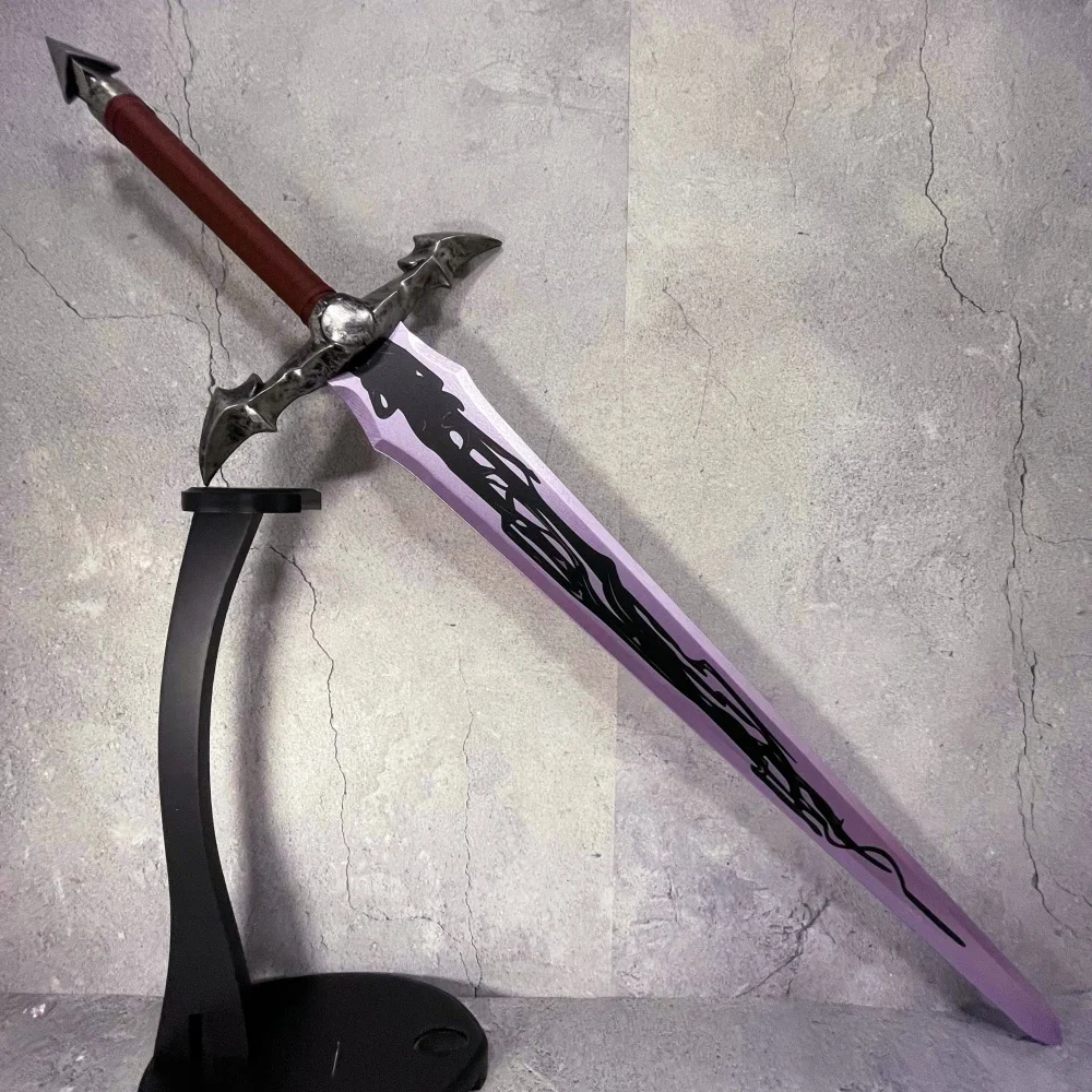 43inch Wood Xiaoyu Cheng Katana Real Size Katana Samurai Sabre Solo Leveling Arise Anime Cosplay Prop Ninja Knife Sword Toy Gift