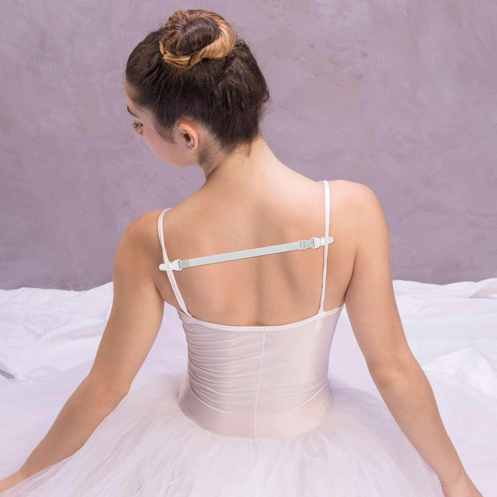 6 Pcs/Set Bra Strap Holder Non Slip Anti-slip Buckle Shoulder Tightener Shoulders Clips