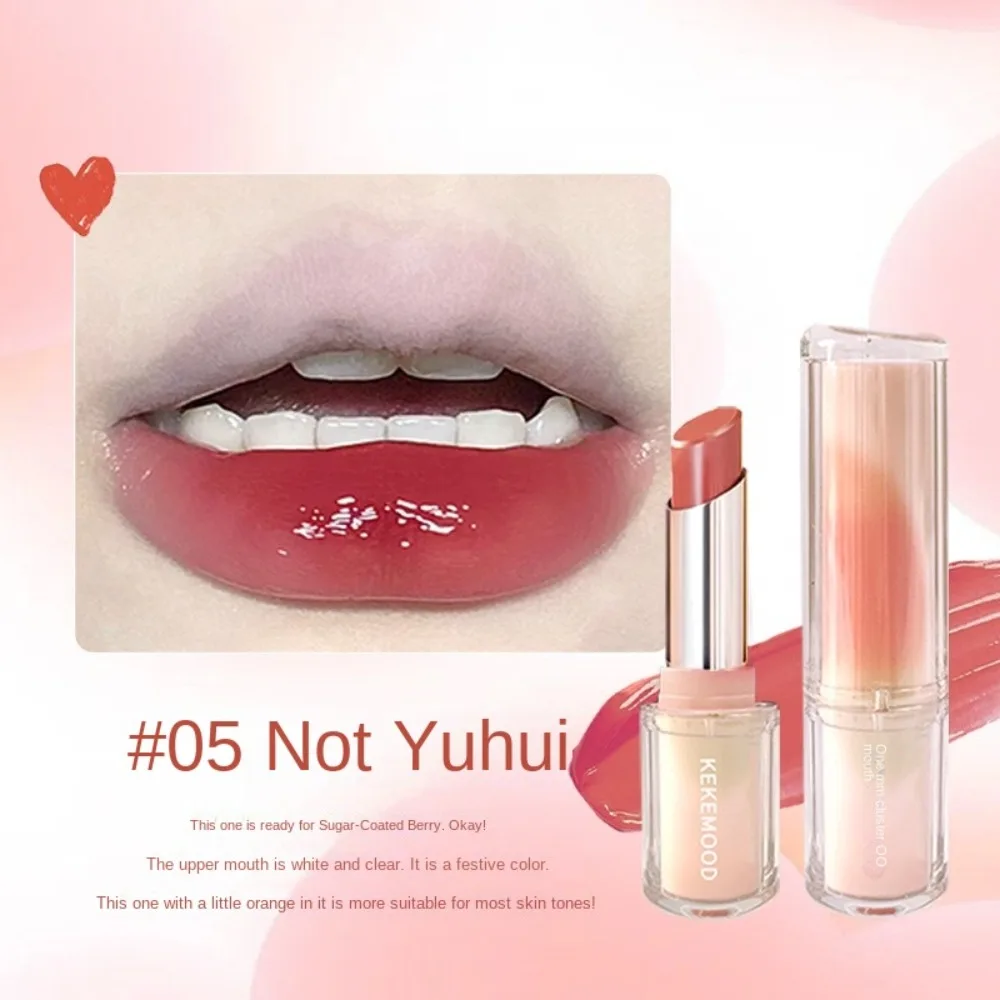 Nuevo KEKEMOOD lápiz labial de espejo de cristal brillo de labios hidratante de larga duración no pegajoso impermeable maquillaje de labios Sexy para uso diario y fiesta