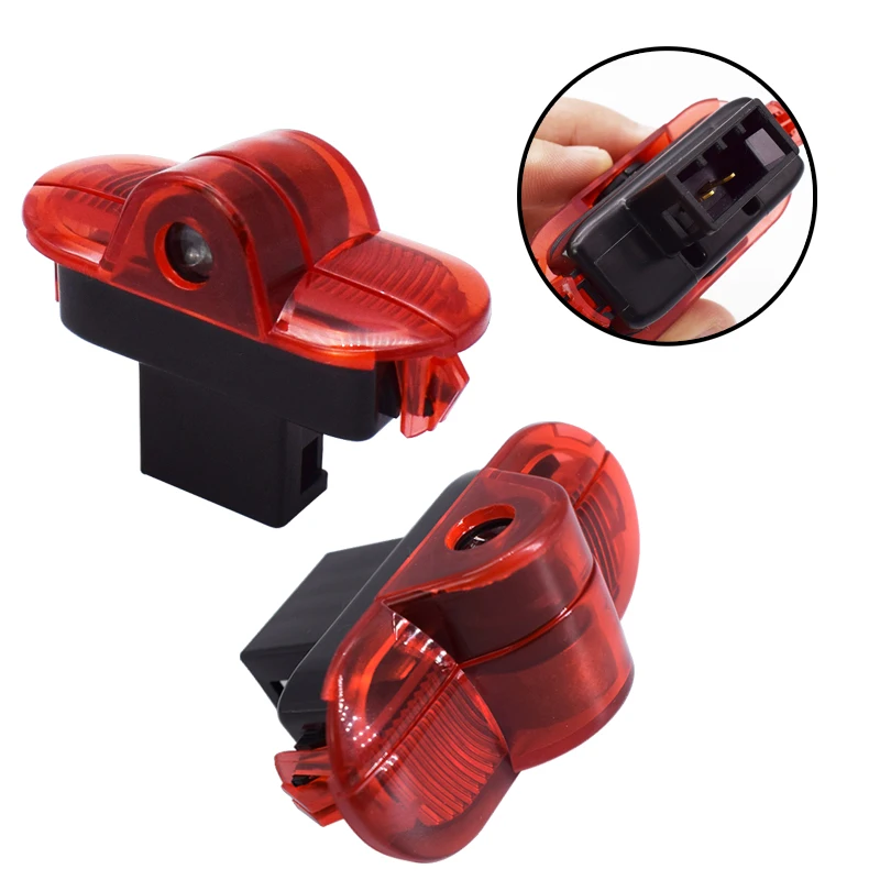 2Pcs LED Car Door Projector Ghost Shadow Welcome Lights For VW Golf 3 4 Beetle Jetta MK4 Bora Touran Caddy MK3 Polo Accessories