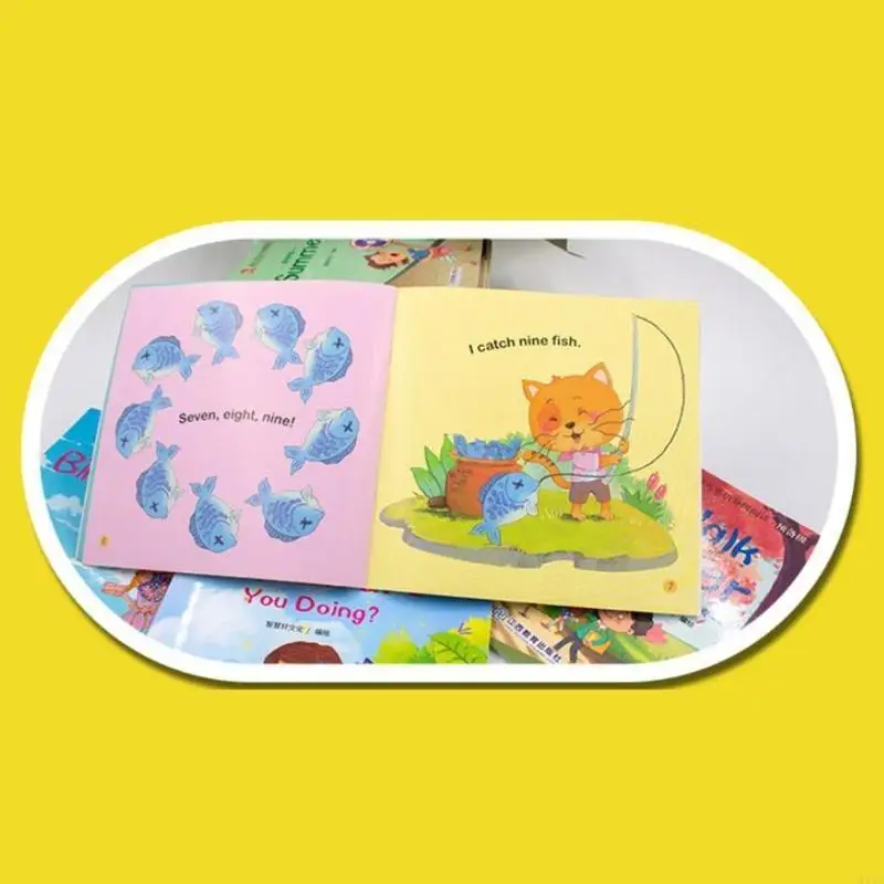 

M5TB Children English Bedtime Graded Reading Book Enlightenment Early Education Story Book English Picture Books for Children