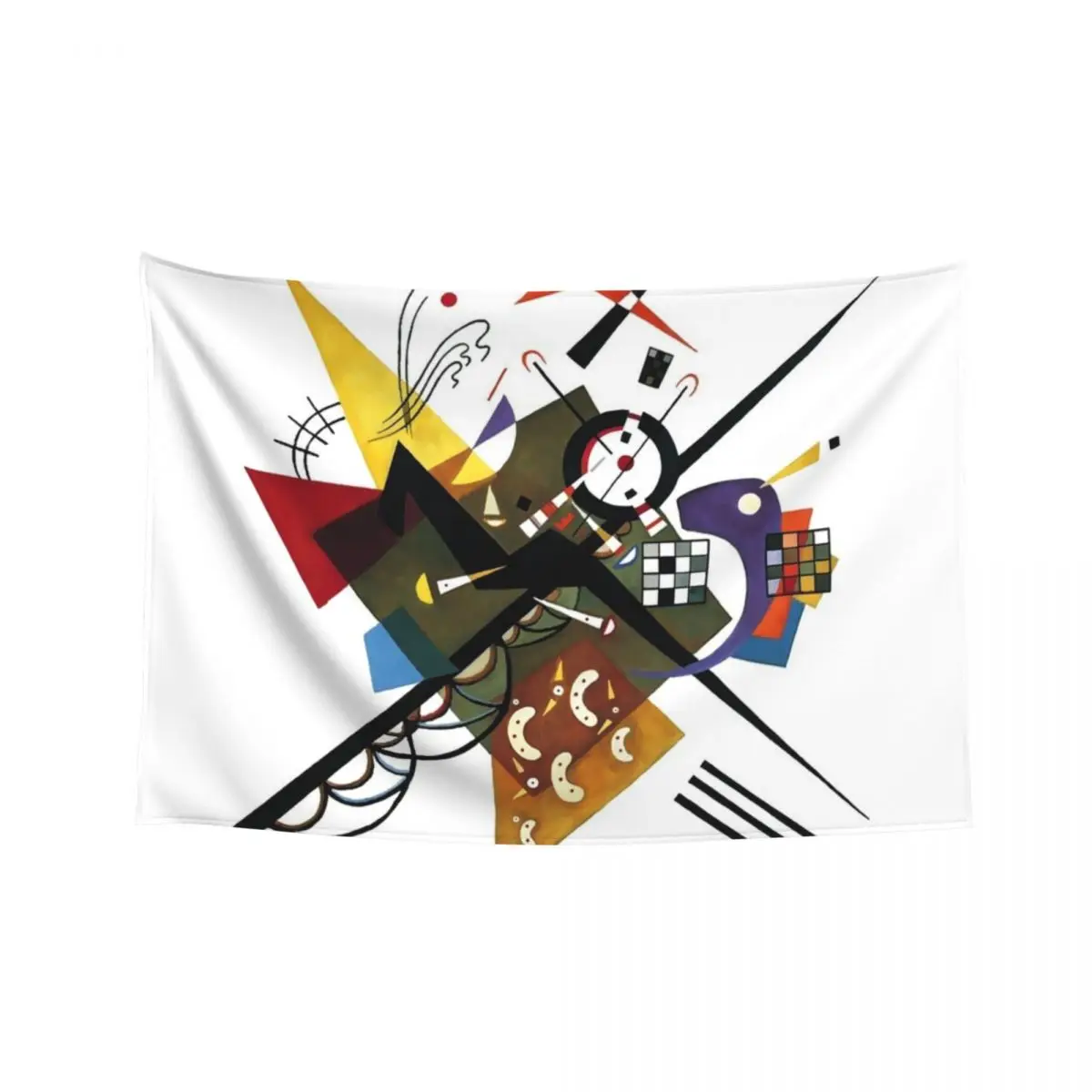 

Kandinsky 1923, Sur Blanc Tapestry Home Decor Aesthetic Wall Hanging Home Decorations Christmas Decoration Tapestry
