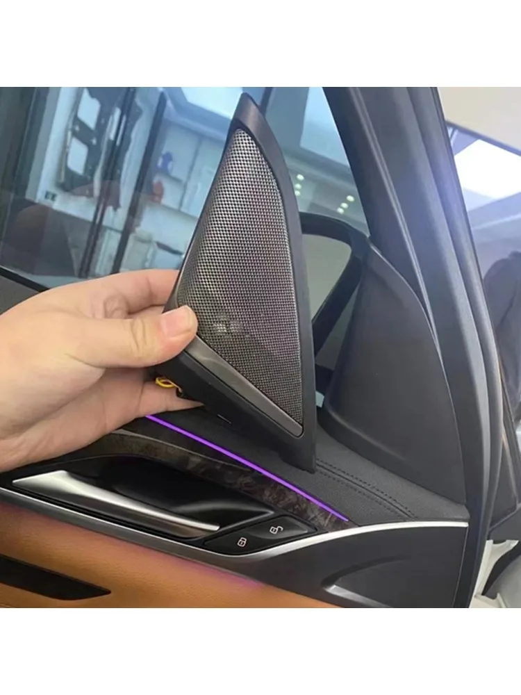 Zestaw do modernizacji systemu głośników wysokotonowych (tweeterów) do drzwi samochodowych (lewa i prawa strona) do BMW serii 5 G30 G31 2018-2023 — 2