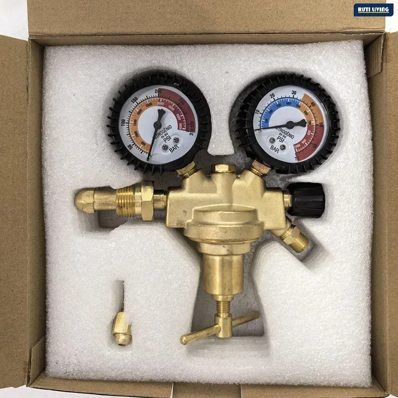 All Copper High Pressure Nitrogen Gas Pressure Reducing Valve G3/4 Thread Pressure Regulator Valve