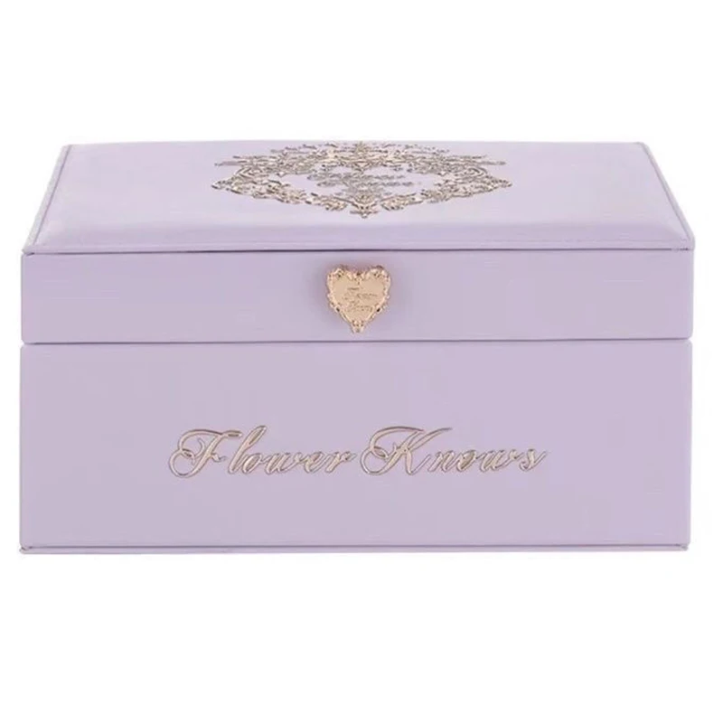 Flower Knows Cosmetics Storage Box Limited Edition Strawberry Rococo Violet Jewelry Empty Box