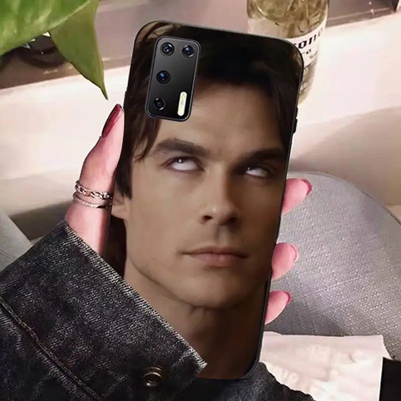 The Vampire Diaries Damon Custodia per telefono opaca per Huawei P 8 9 10 20 30 40 50 Pro Lite Psmart Honor 10 lite 70 Mate 20lite