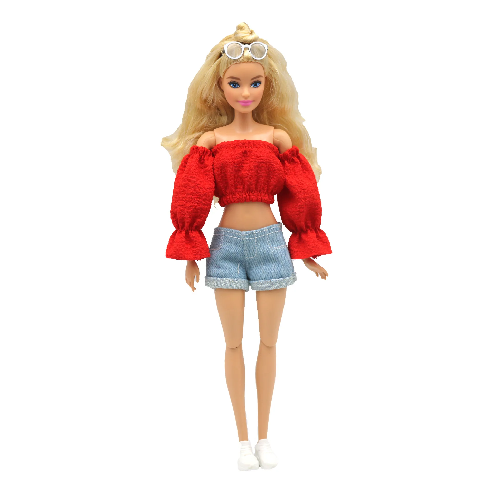 Quần Jean Trang Phục Dành Cho Búp Bê Barbie Công Chúa Bộ Quần Áo 1/6 Ban Đầu Búp Bê BJD Phụ Kiện Nhà Chơi Ăn Mặc Trang Phục Trẻ Em đồ Chơi