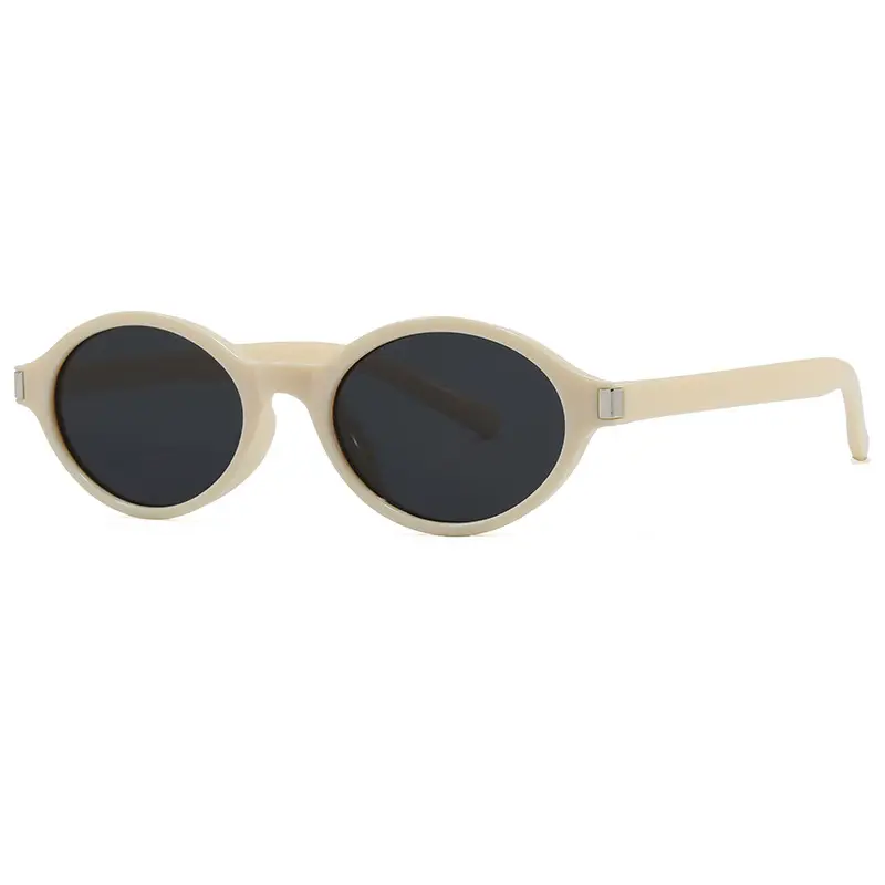 JNPCXI New Fashion Small Oval Sunglasses Women Shades UV400 Retro Punk Men Red Sun Glasses - Image 8