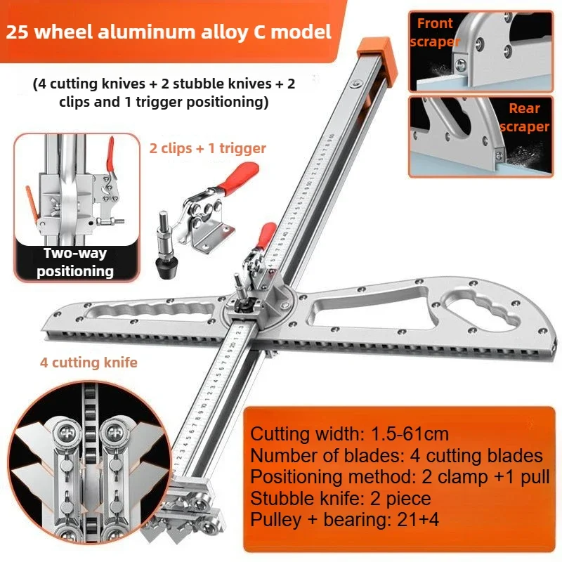 Suitable for cutting foldable gypsum board workpieces with extended high-precision woodworking tools
