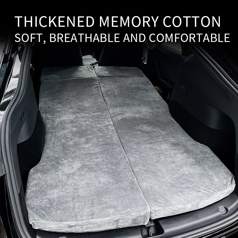 Memory Foam Mattress Storage Bag Camping Mattress Sheet Provided Portable In Car Sleeping For Tesla Model Y/3