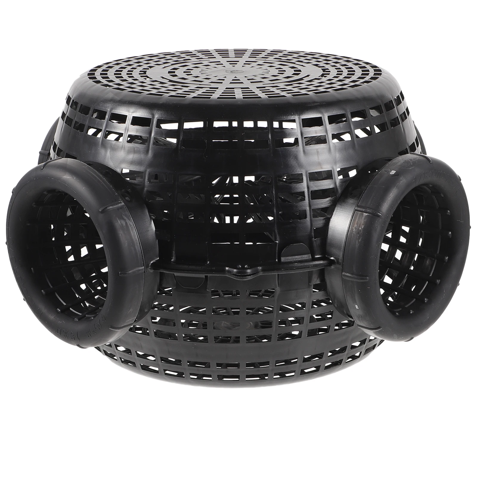 

1pcs Fishing Trap Portable Mesh Cage For Shrimp Crawfish Crab Lobster Saltwater Freshwater Catching Bait Trap Net Fishing Traps