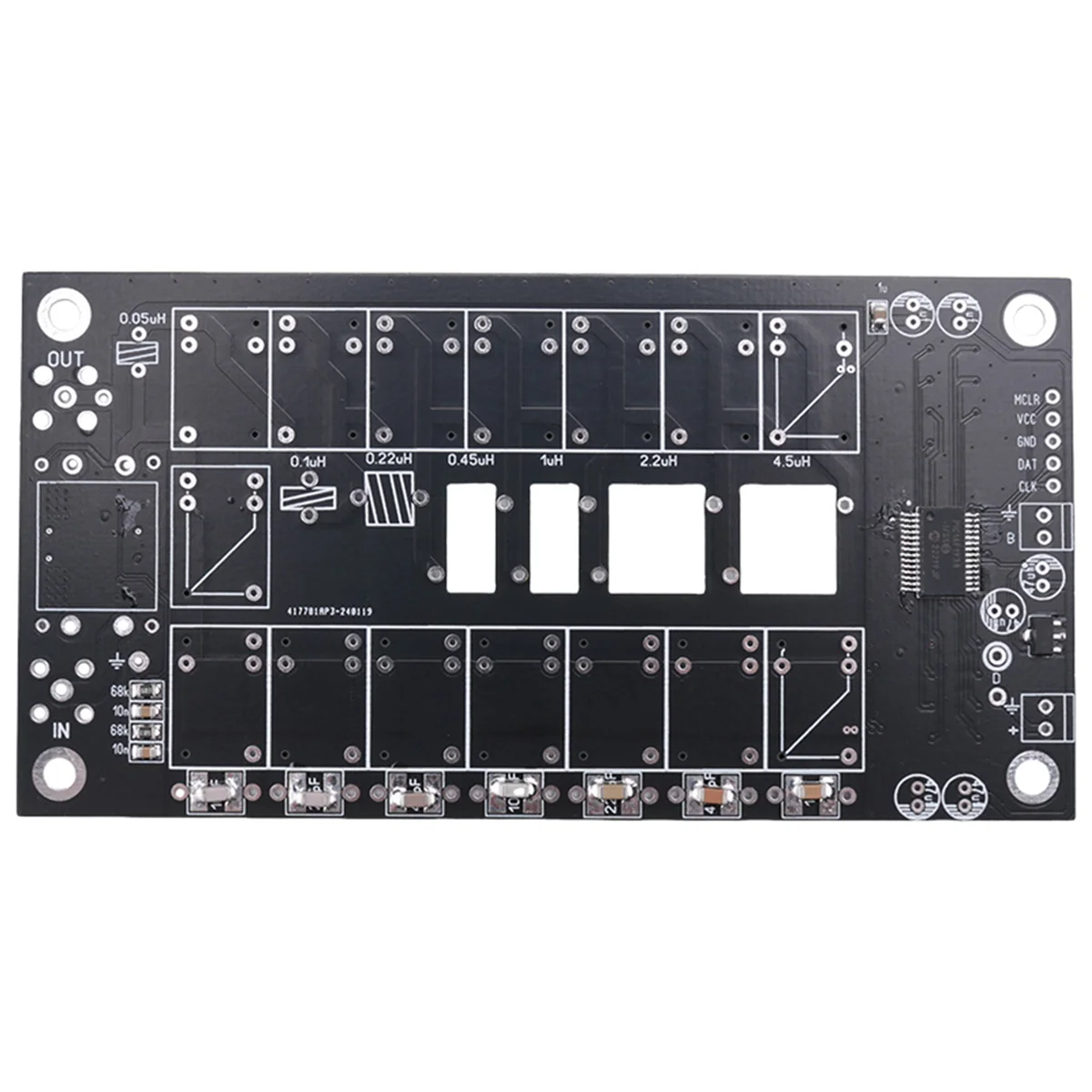 Mini tuner d'antenne ATU-100 1.8-50MHz tuner d'antenne automatique + micrologiciel OLED amplificateur programmé récepteur kit de bricolage