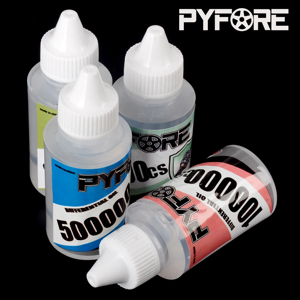 PYFORE 100000CS-50000CST Concentration Differential Oil 60ml รีโมทคอนโทรลรุ่นรถ Differential Oil ความบริสุทธิ์สูง