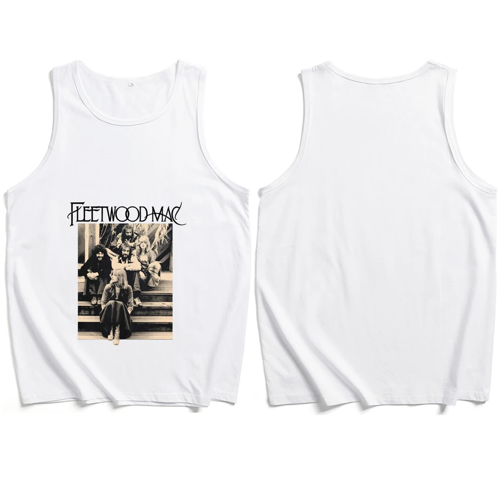 Fleetwood Mac Stevie Nicks 2024 Tank Tops Vest Sleeveless Printing T-Shirt Casual Summer Music Fans Gift T-shirt Unisex Regular